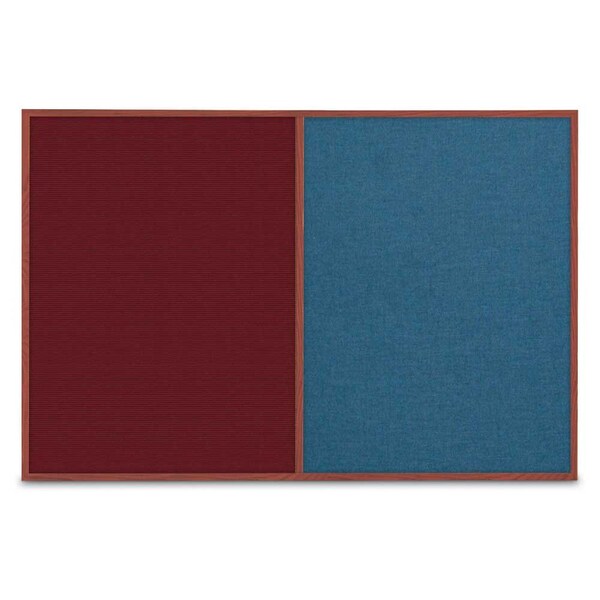 Slim Style Indoor Enclosed Corkboard, 42